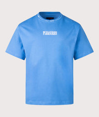 Cut Here Heavyweight T-Shirt: Blue 