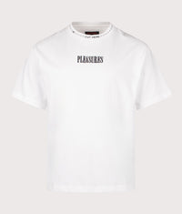 Cut Here Heavyweight T-Shirt: White 