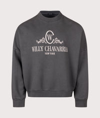 Super Oversized Chavantino Hooligan Sweatshirt: 011 Pirate Black 