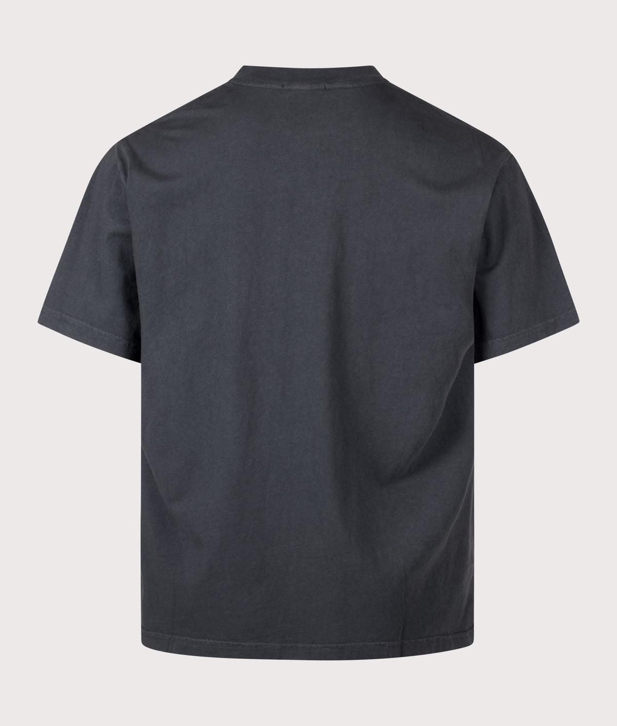 Willy Chavarria Relaxed Fit Chavarria Licensed Designs Easy T-Shirt in Pirate Black at EQVVS Menswear. Detail shot.