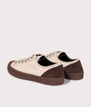 Star-Master-Canvas-x-Suede-Sneakers-Ivory/Brown-Novesta-EQVVS-Back-Image
