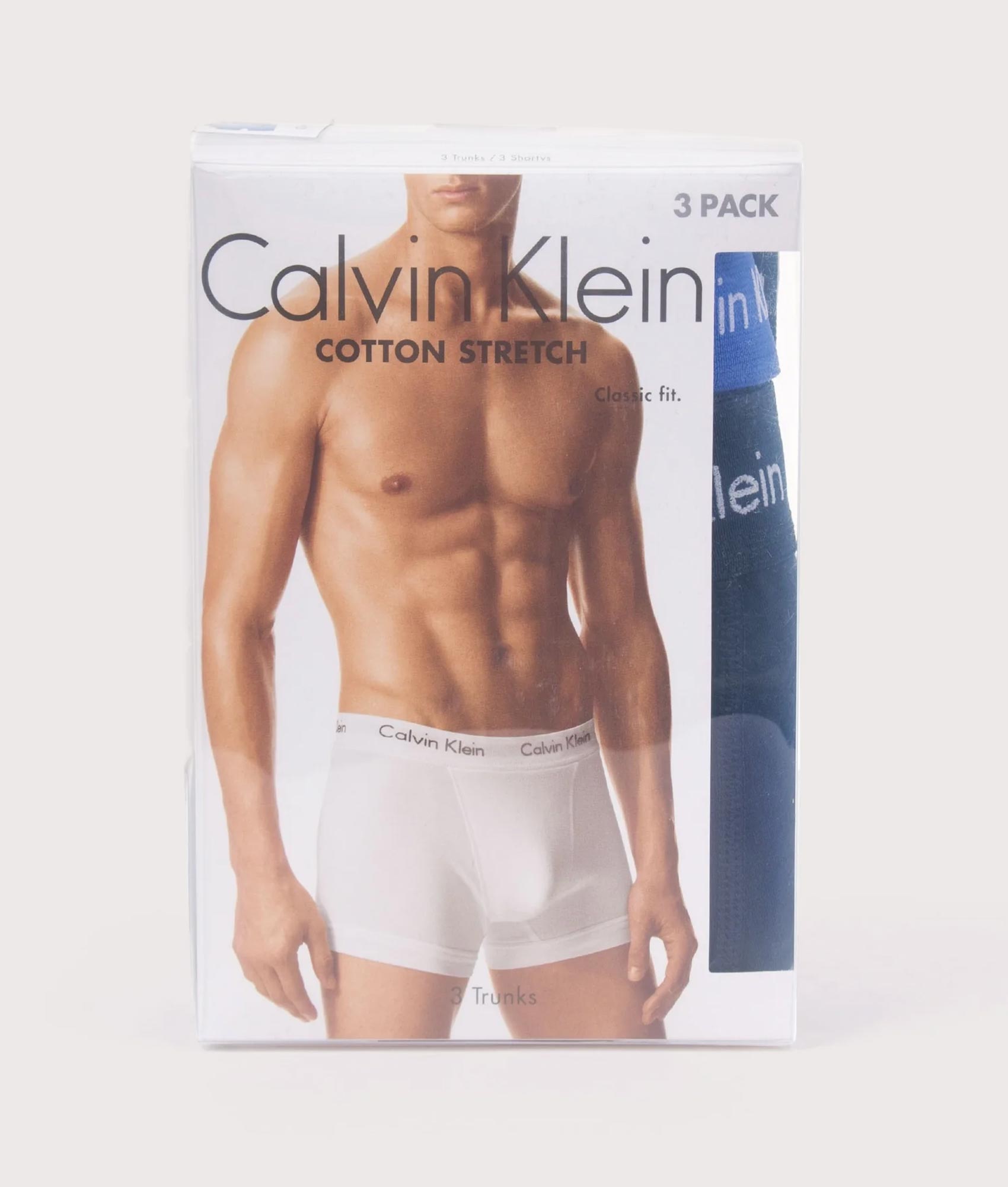 Three-Pack-of-Cotton-Stretch-Trunks-Black/Blue/Cobalt-Calvin-Klein-EQVVS