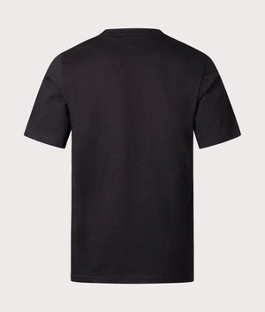 Alias T-Shirt in Black by Daily Paper. EQVVS Back Angle Shot.