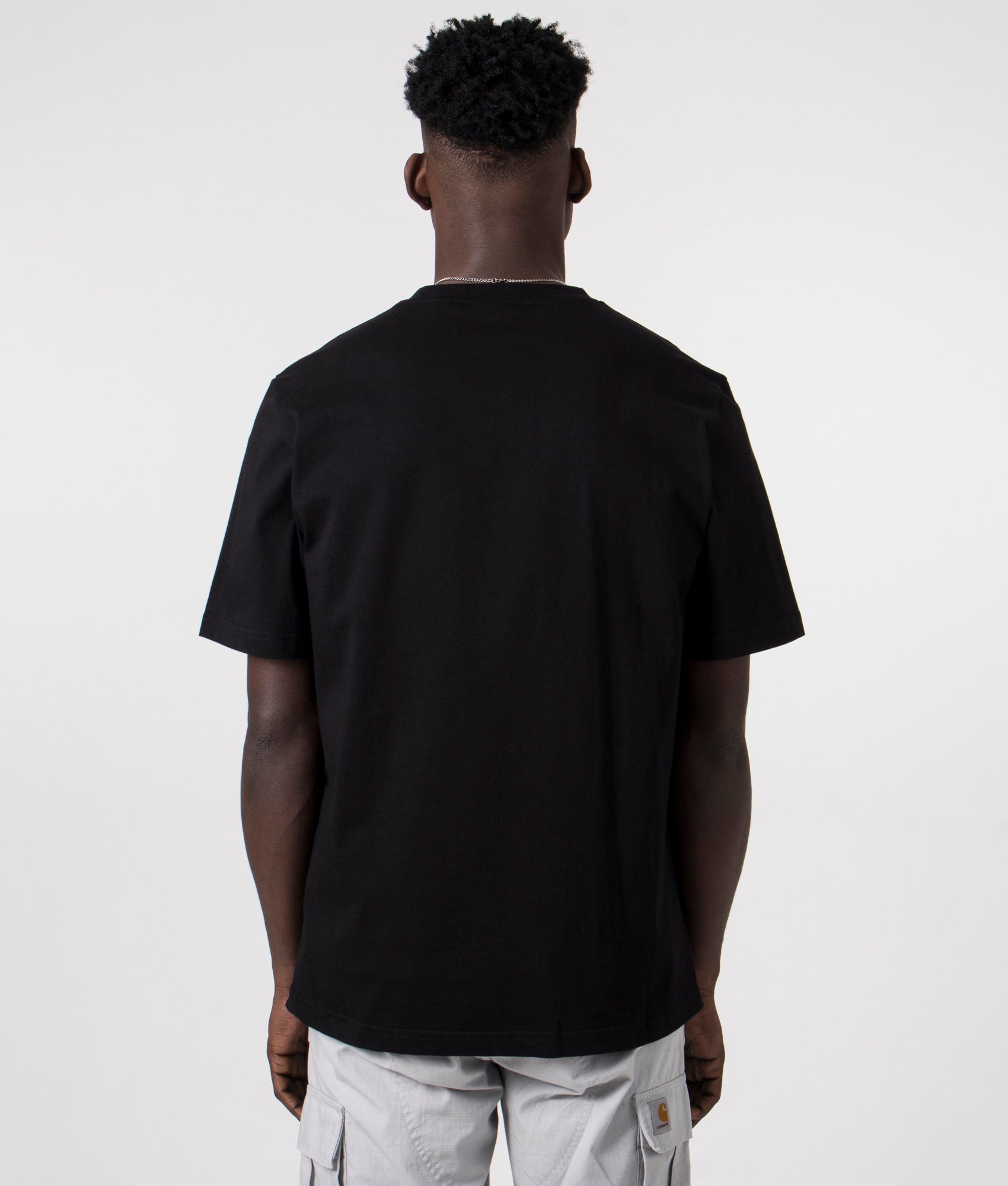 Daily Paper Circle T-Shirt in Back, Relax Fit, 100% Cotton Model Back Shot at EQVVS