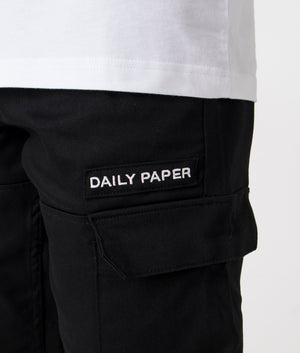 Daily Paper Ecargo in Black, 98% Cotton Back Shot at EQVVS