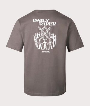 Daily paper hand in hand t-shirt in Chimera Green back shot at EQVVS 