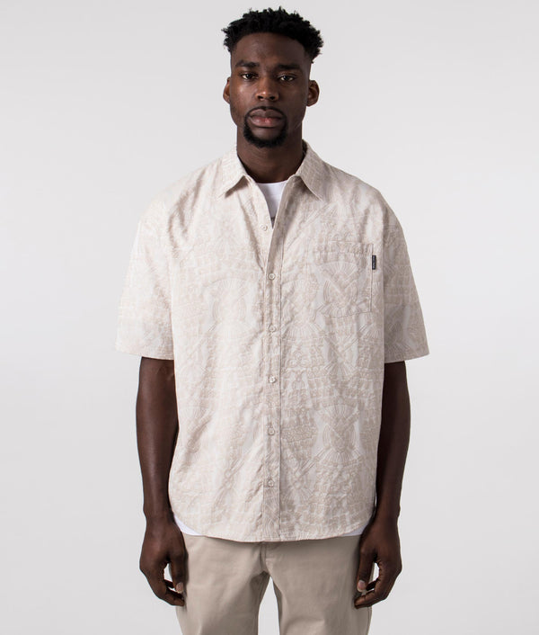 トップス URU [ SHORT SLEEVE SHIRTS ] C.BEIGE URU [ SHORT SLEEVE SHIRTS ] C.BEIGE | ロイド・エフダブリュー