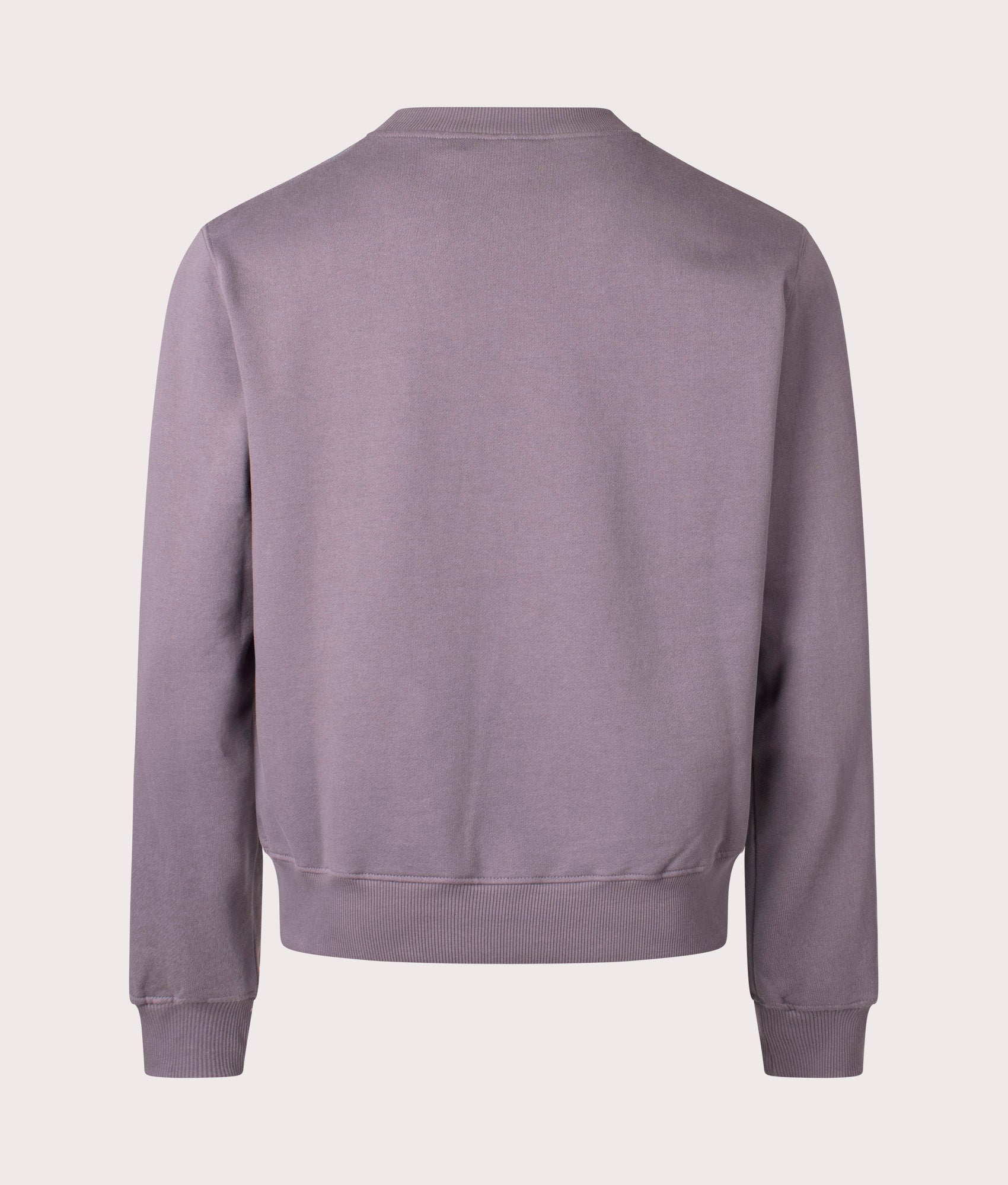 Click Sweatshirt in Rabbit Grey by Daily Paper. EQVVS Menswear Back Shot.