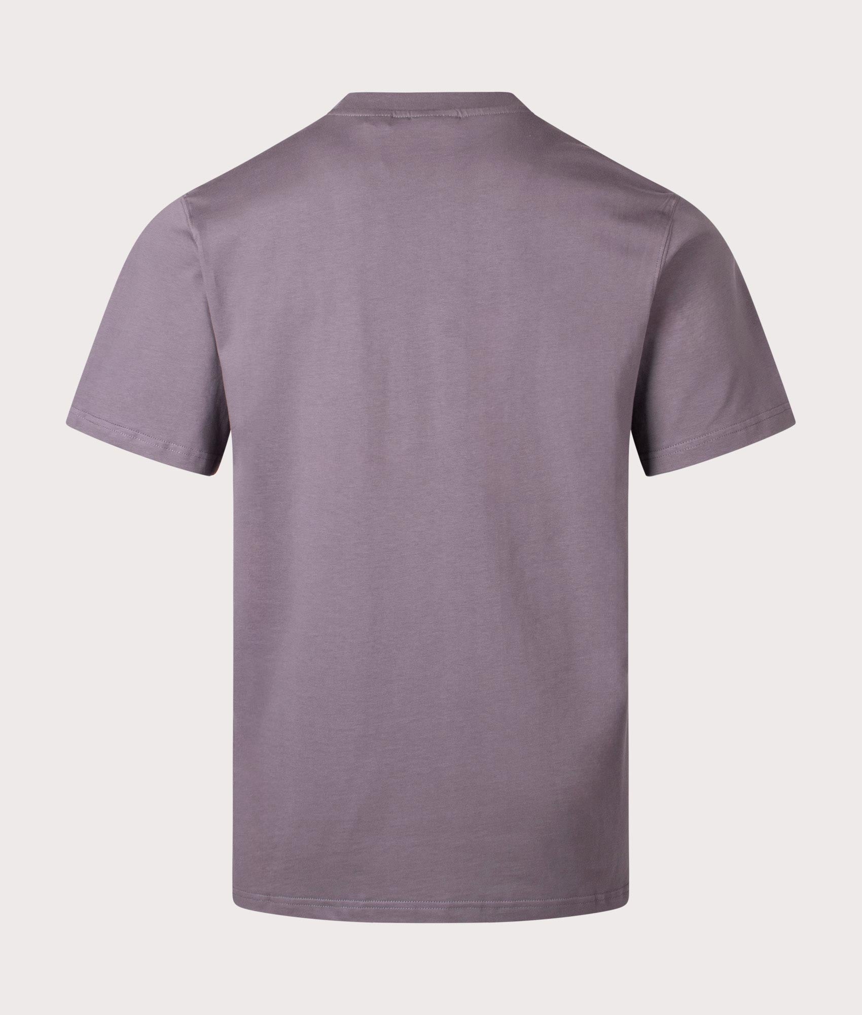 Click Boxy T-Shirt in Rabbit Grey by Daily Paper. EQVVS Menswear Back Shot. 