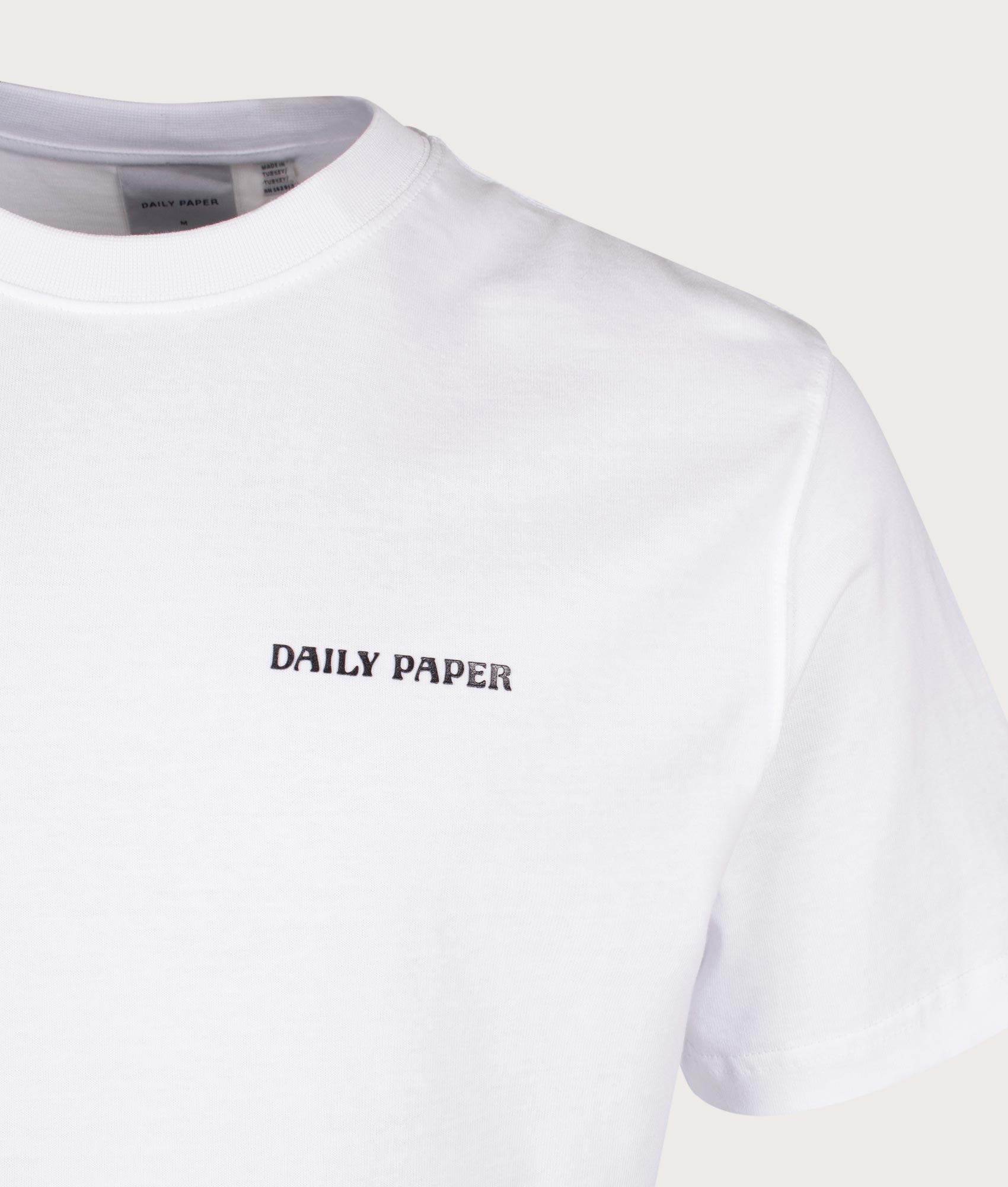 Dias HD T-Shirt in White by Daily Paper. EQVVS Shot.