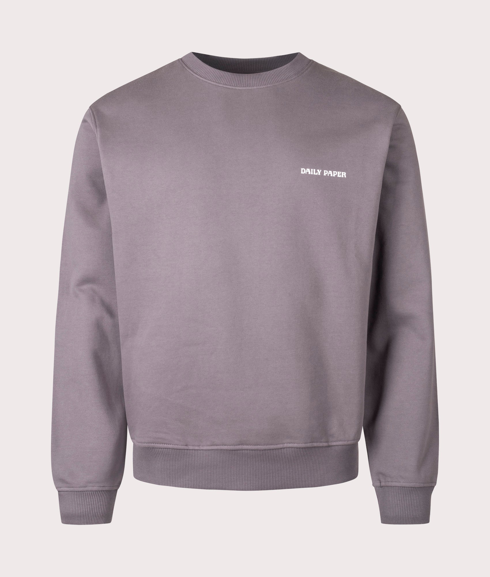 Dias HD Sweatshirt in Rabbit Grey by Daily Paper. EQVVS Shot. 