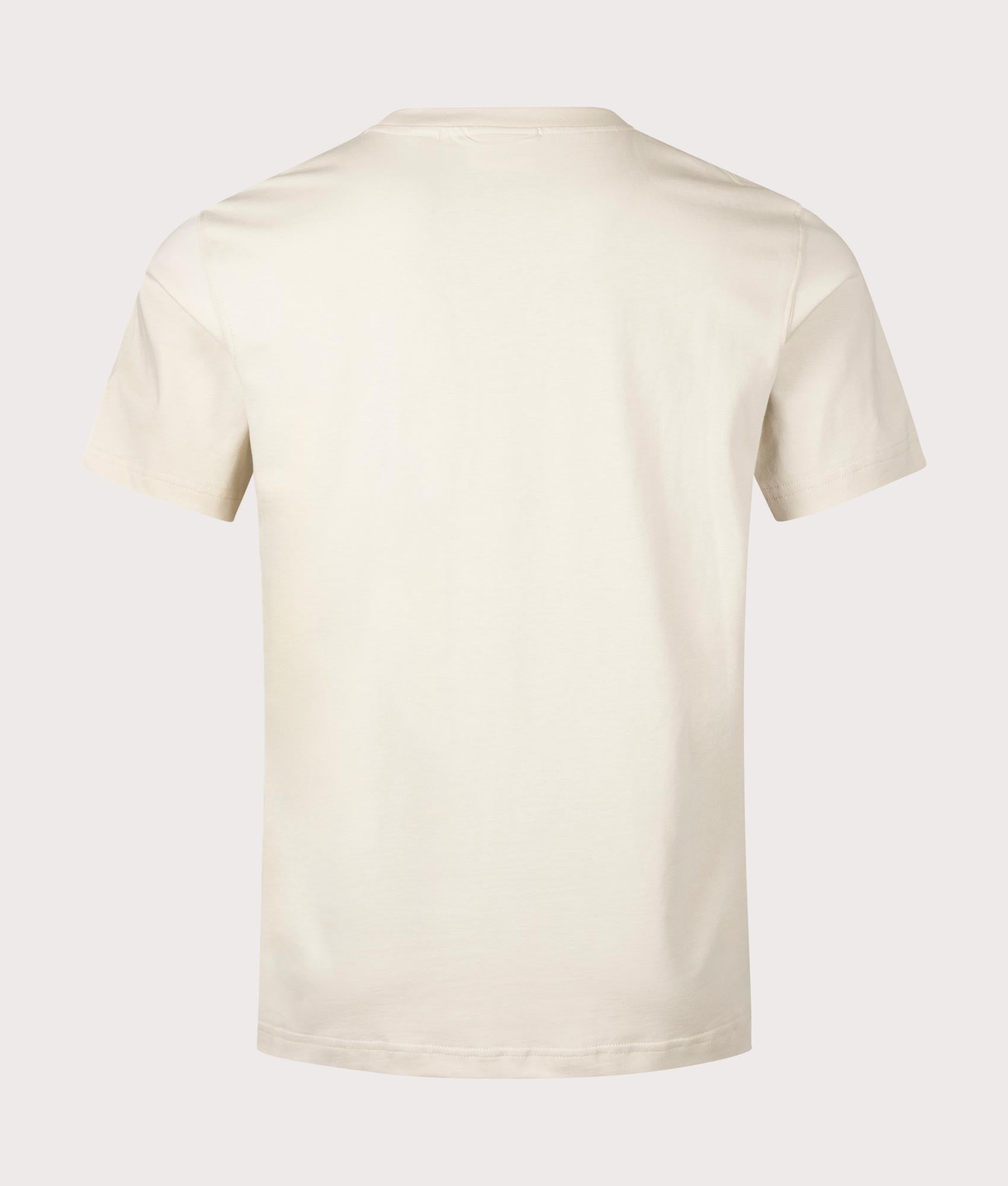 Orbit Emblem T-Shirt in Pelican Beige by Daily Paper. EQVVS Shot.