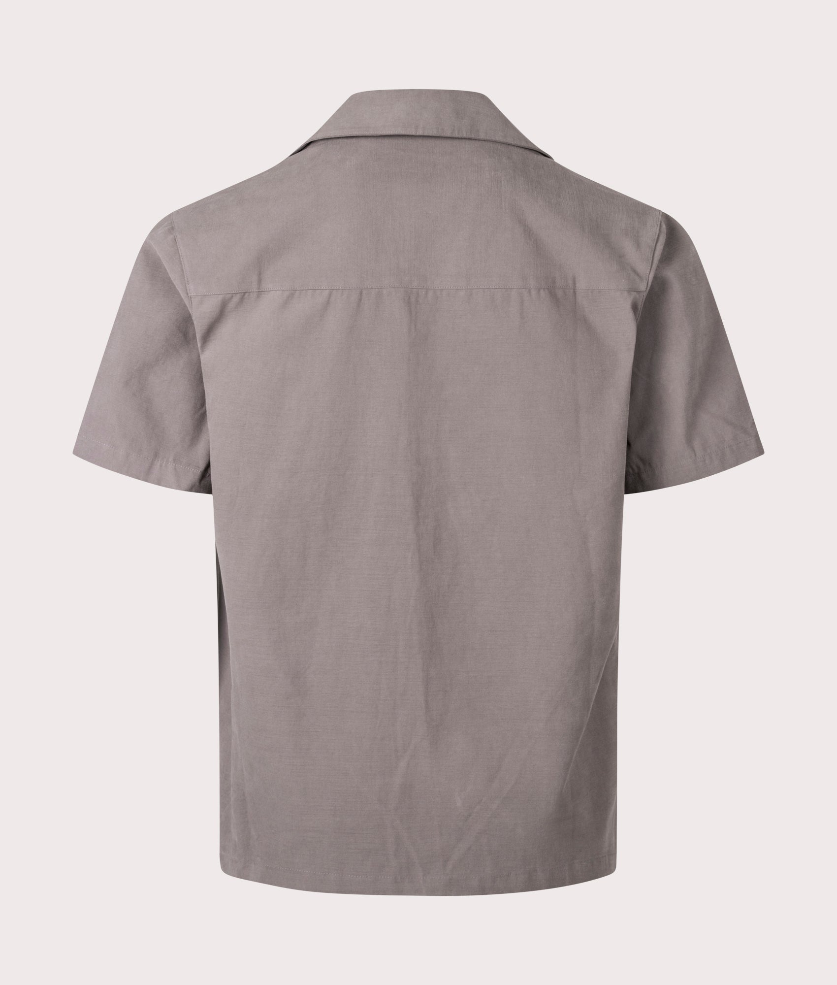 Daily Paper, Chain Stitch Short Sleeve Shirt, Army Green, Eqvvs Menswear, back shot angle

