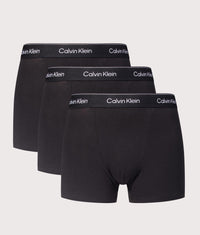 3 Pack Relaxed Fit Trunks: TM6 Black/DTM Waistband 