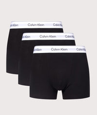 3 Pack Relaxed Fit Trunks: UB1 Black/Black/Black 