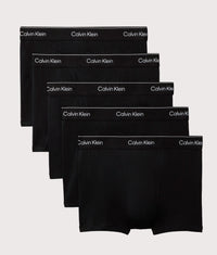 5 Pack Relaxed Fit Trunks: TM6 Black W/DTM WB 