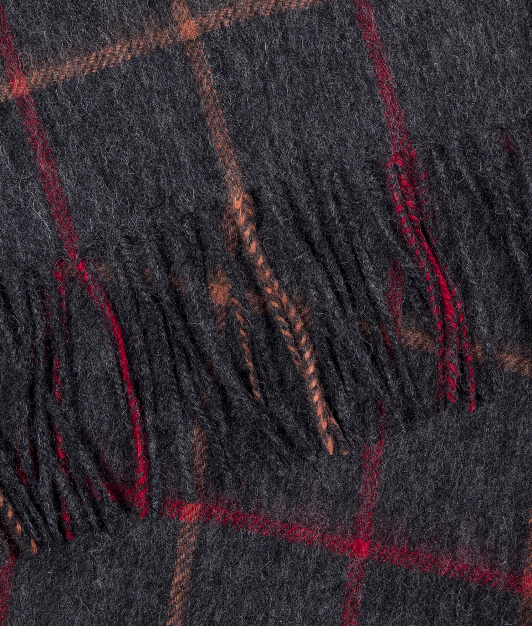 Tattersall-Lambswool-Scarf-Charcoal/Red-Barbour-Lifestyle-EQVVS