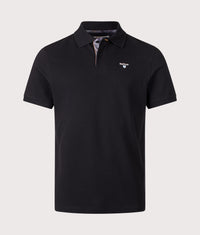 Tartan Piqué Polo Shirt: BK31 Black 