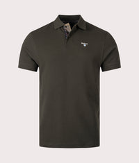 Tartan Piqué Polo Shirt: GN94 Forest Green 