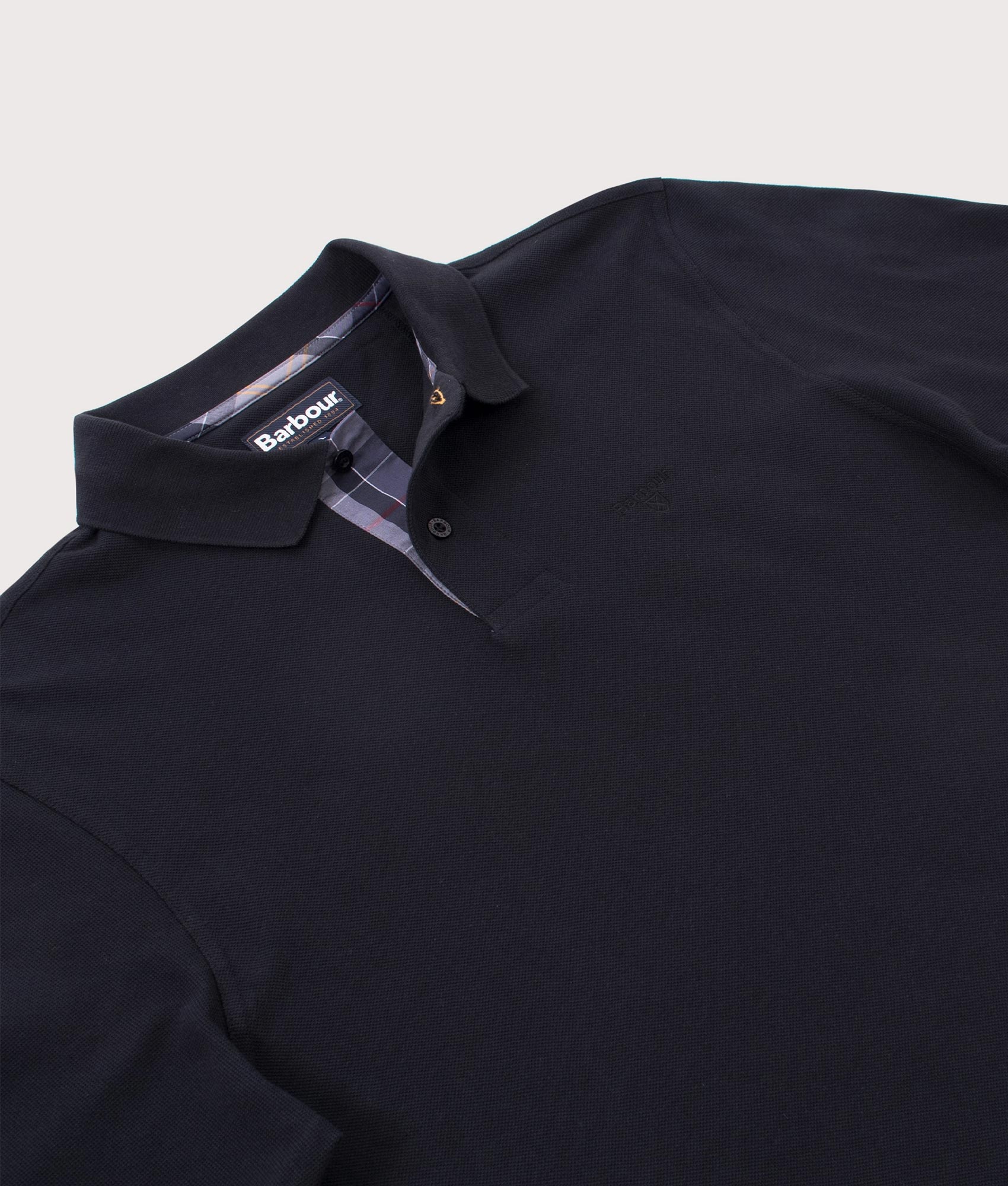 Long-Sleeve-Tartan-Placket-Polo-Shirt-Black-Barbour-Lifestyle-EQVVS