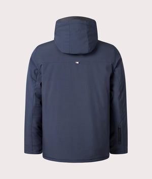 Active Shell Mid Parka - Aquascutum - Navy - EQVVS