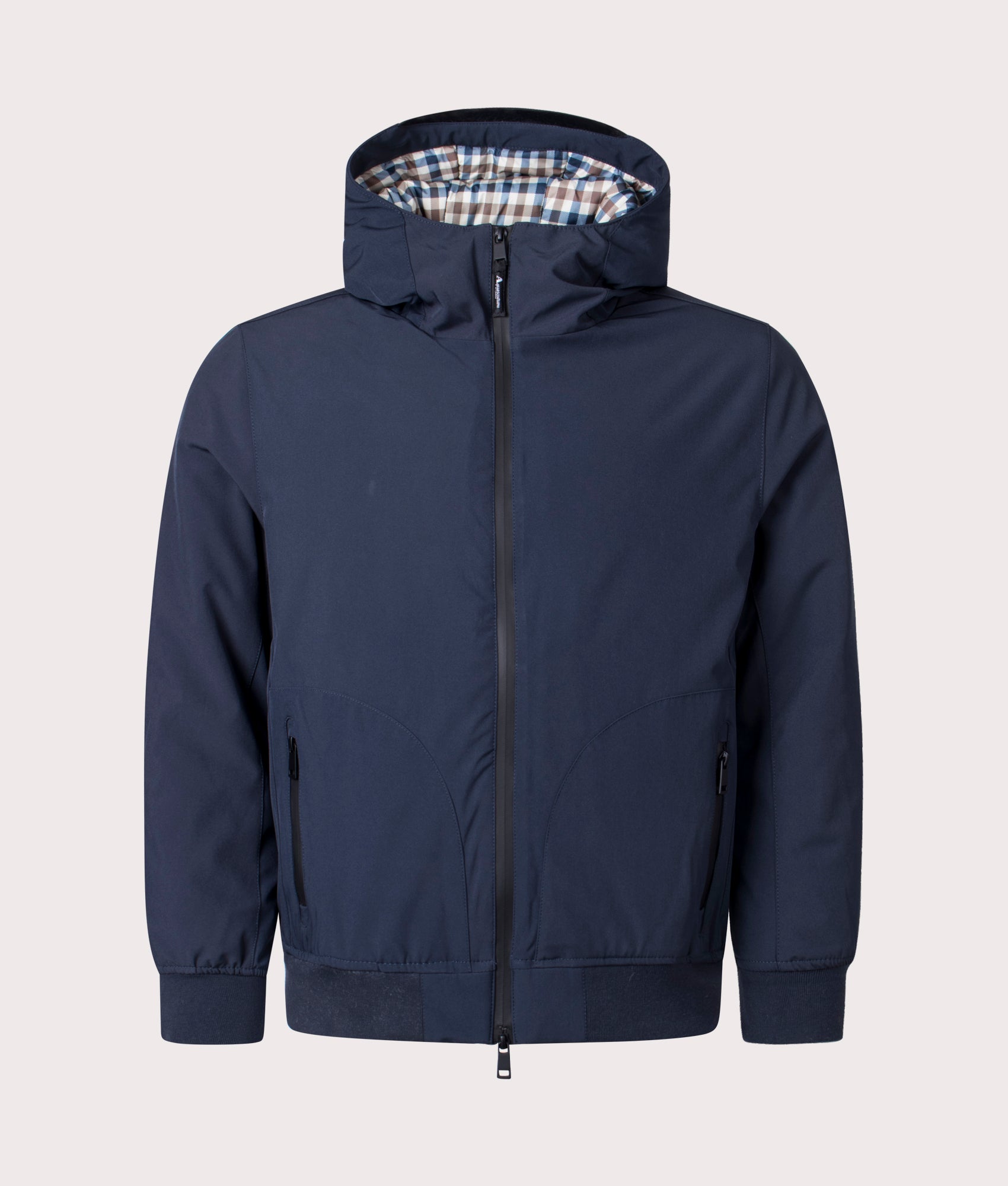 Aquascutum-Hooded-Jacket-Navy-EQVVS