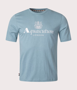 Aquascutum-Big-Logo-T-Shirt-Avio-EQVVS