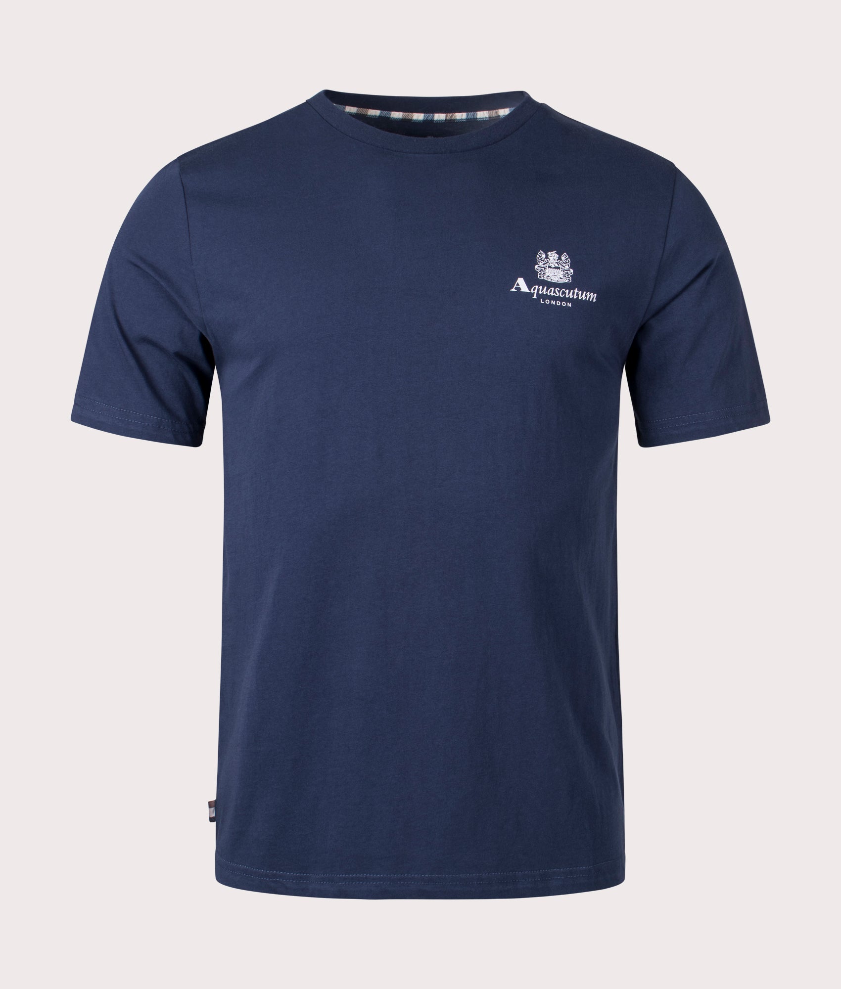 Active-Small-Logo-T-Shirt-Navy-Aquascutum-EQVVS