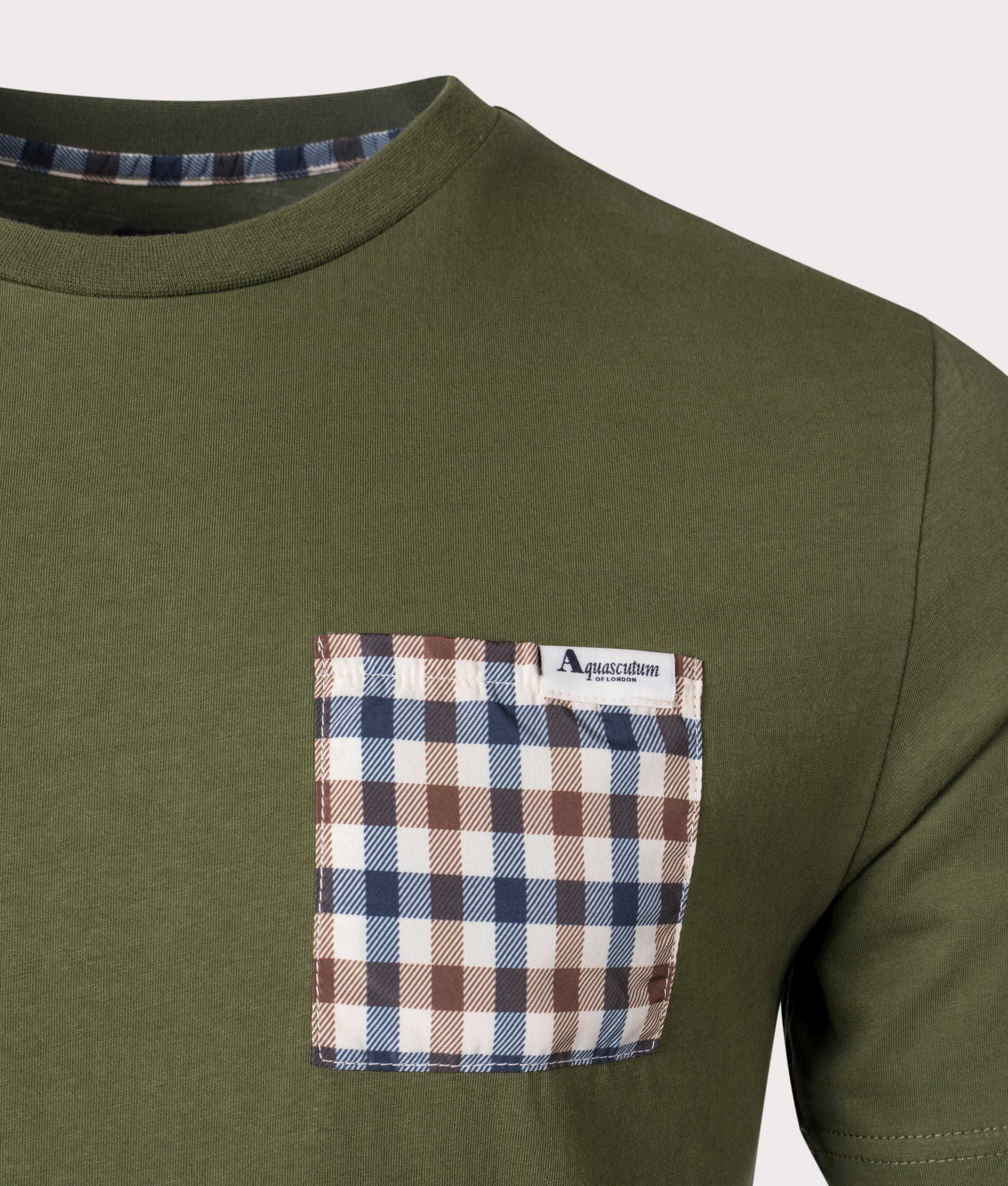 Active Check Pocket T-Shirt