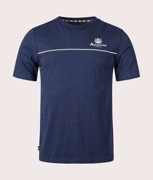 Active-Piping-T-Shirt-Navy-Aquascutum-EQVVS