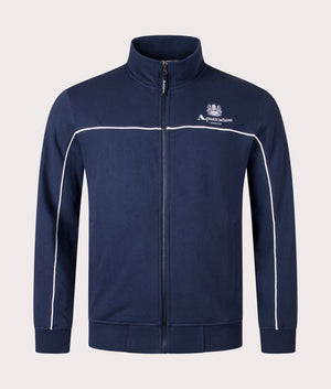 Active-Piping-Mock-Neck-Track-Top-Acquascutum-Navy-EQVVS