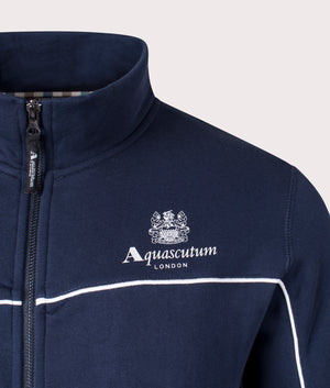 Active-Piping-Mock-Neck-Track-Top-Acquascutum-Navy-EQVVS
