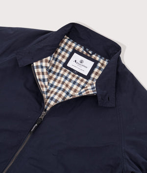 Active President Jacket in Navy by Aquascutum. EQVVS Detail Shot.