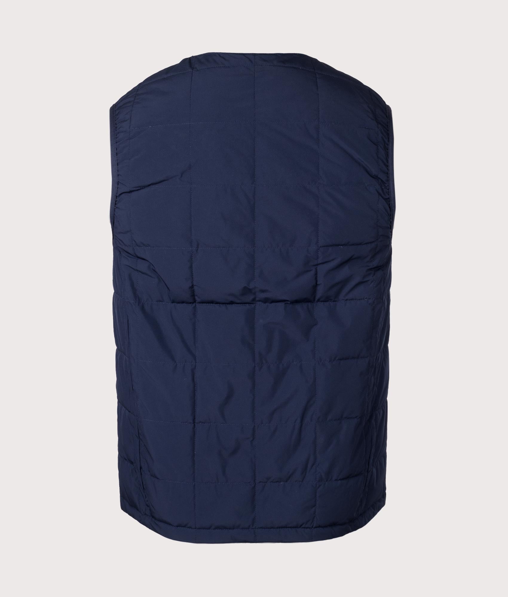 Actve Reversible Vest in Navy by Aquascutum. EQVVS Back Angle Shot