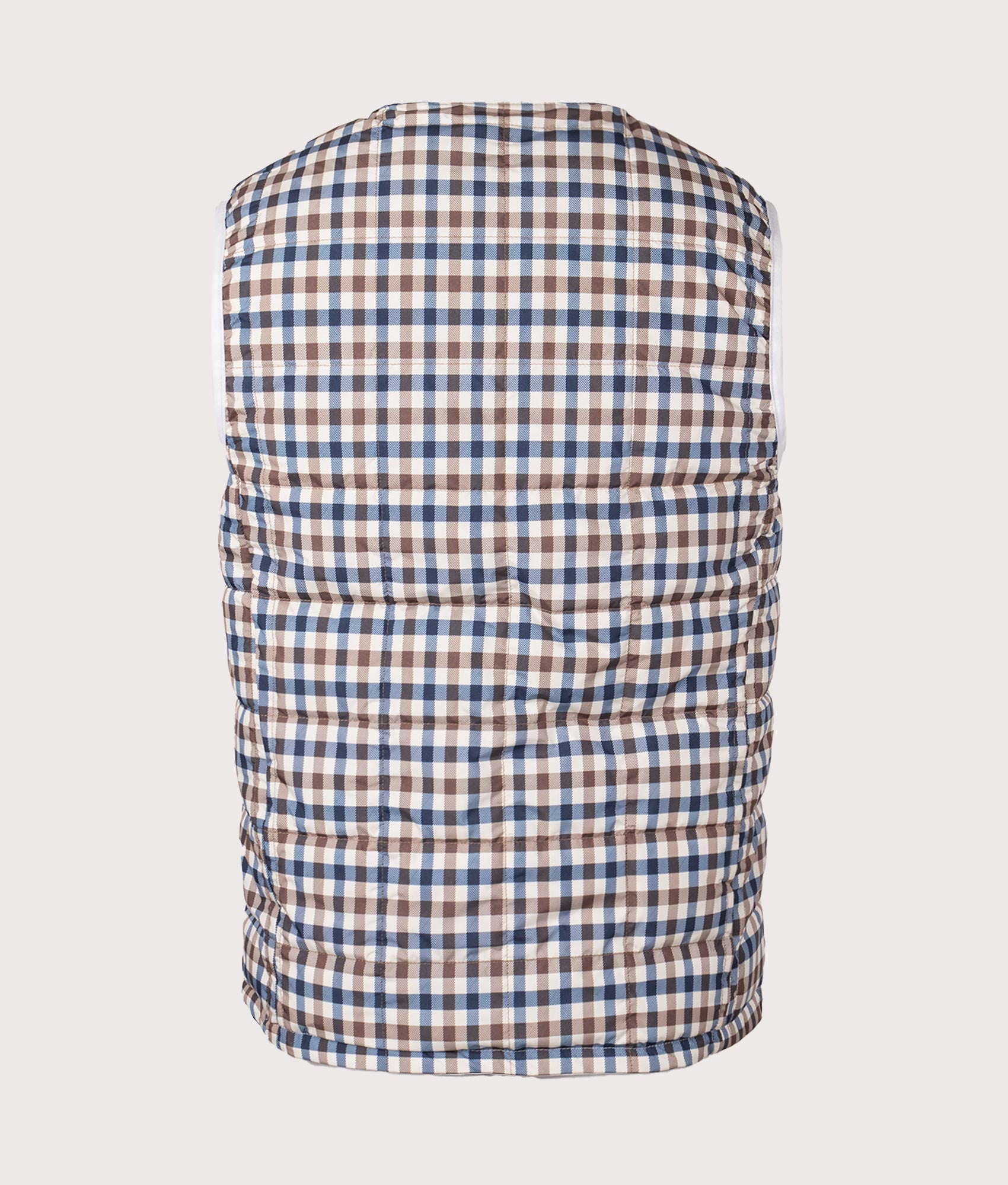Actve Reversible Vest in Antarctica by Aquascutum. EQVVS Back Angle Shot