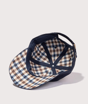 Active Cap in Navy by Aquascutum. EQVVS InsideShot.