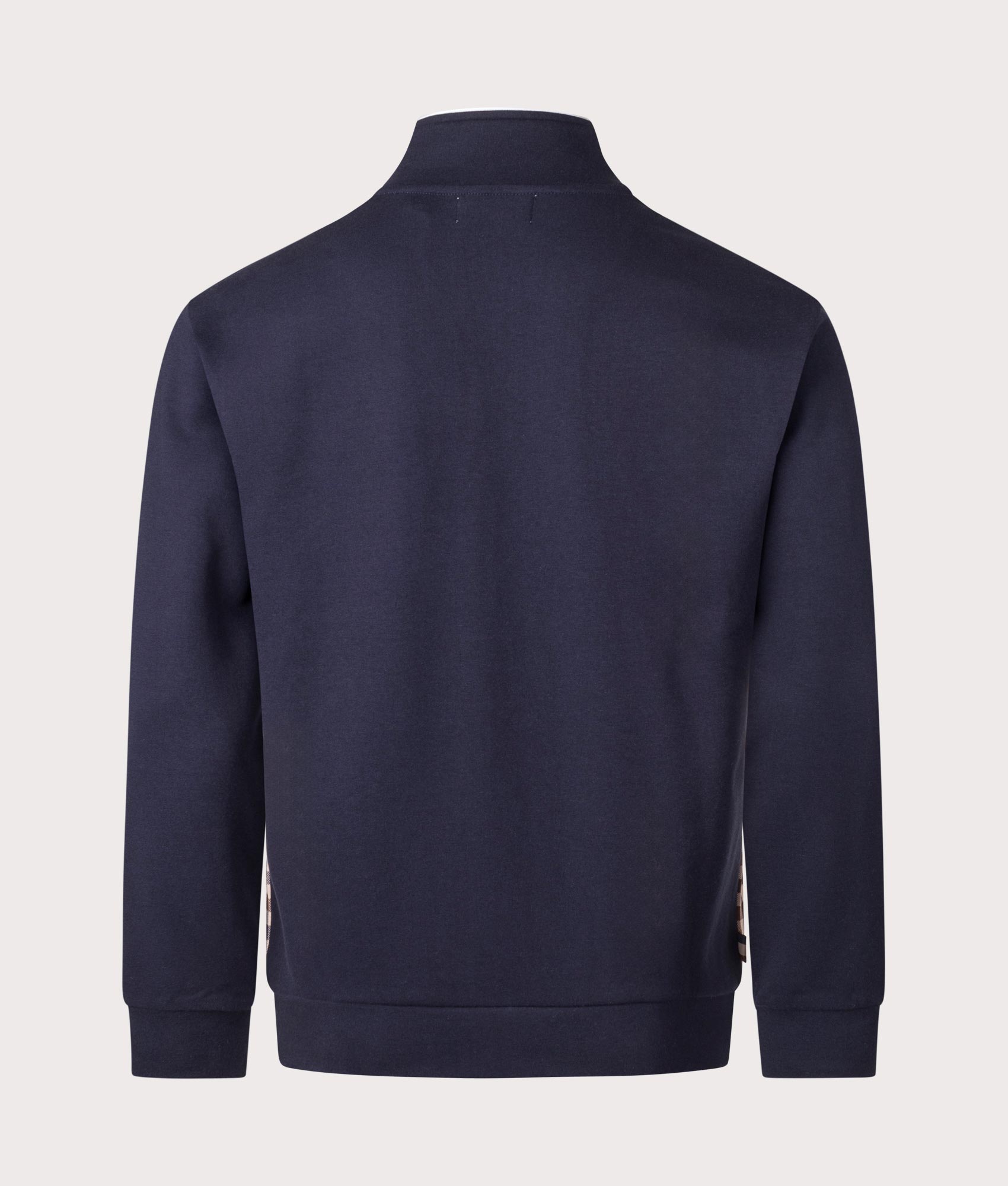 Aquascutum Scuba Club Check Track Top. Shot at EQVVS. Reverse shot. 