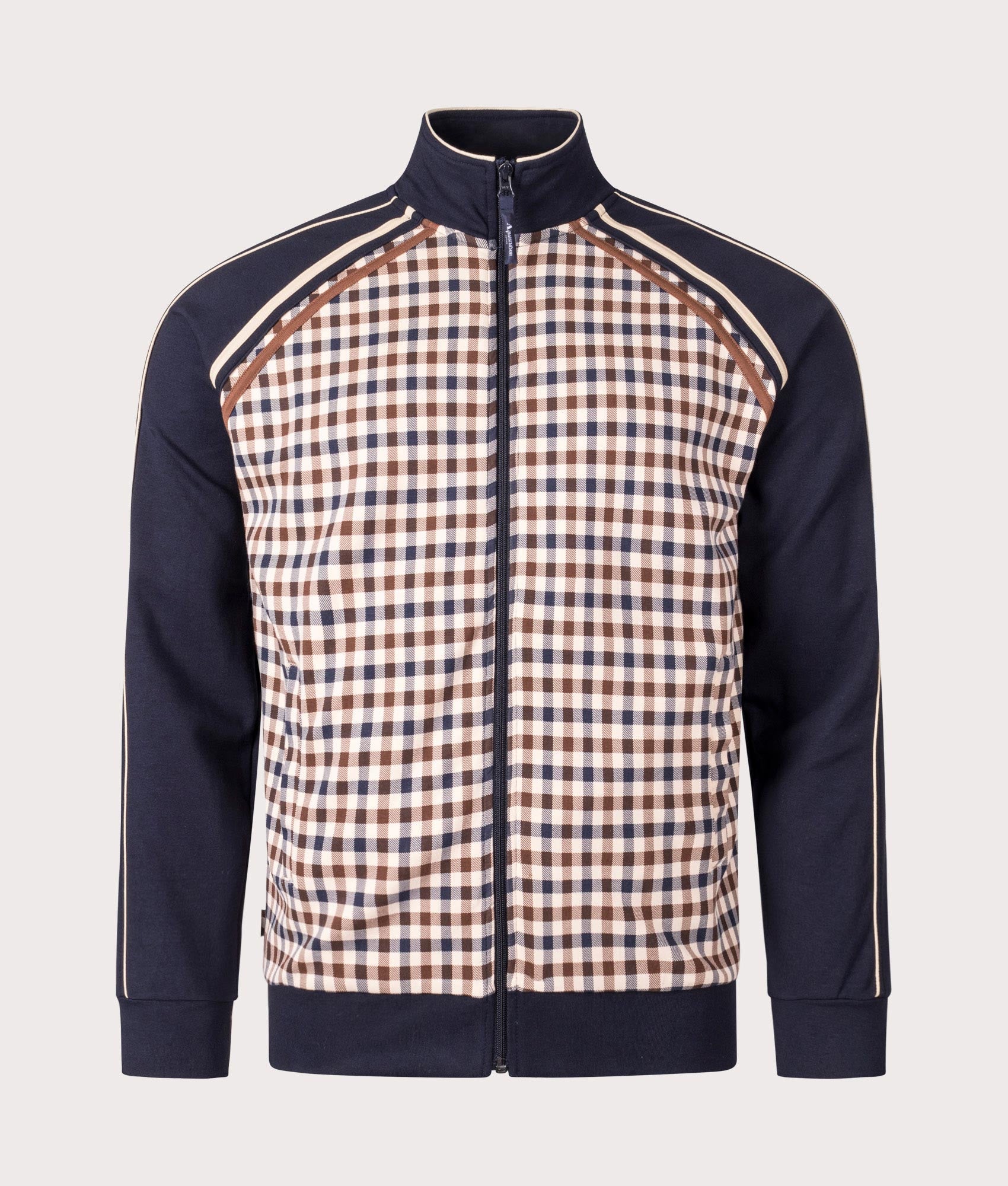 Active Scuba Club Check Stripe Track Top