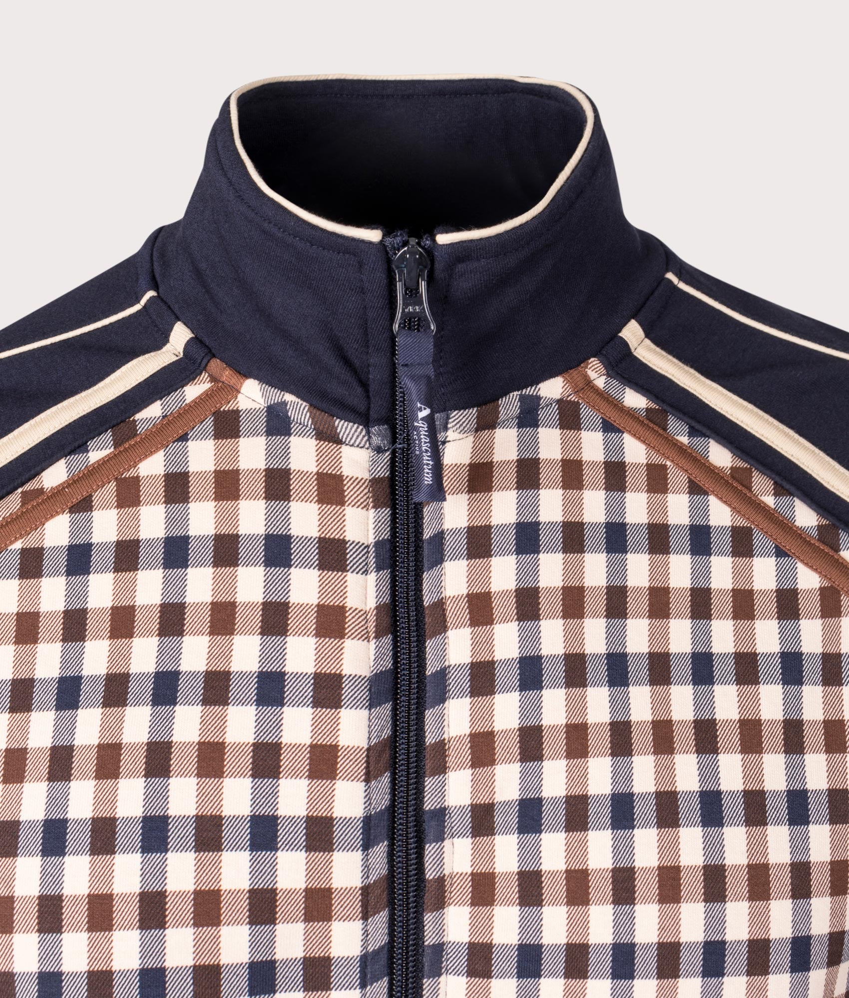 Active Scuba Club Check Stripe Track Top