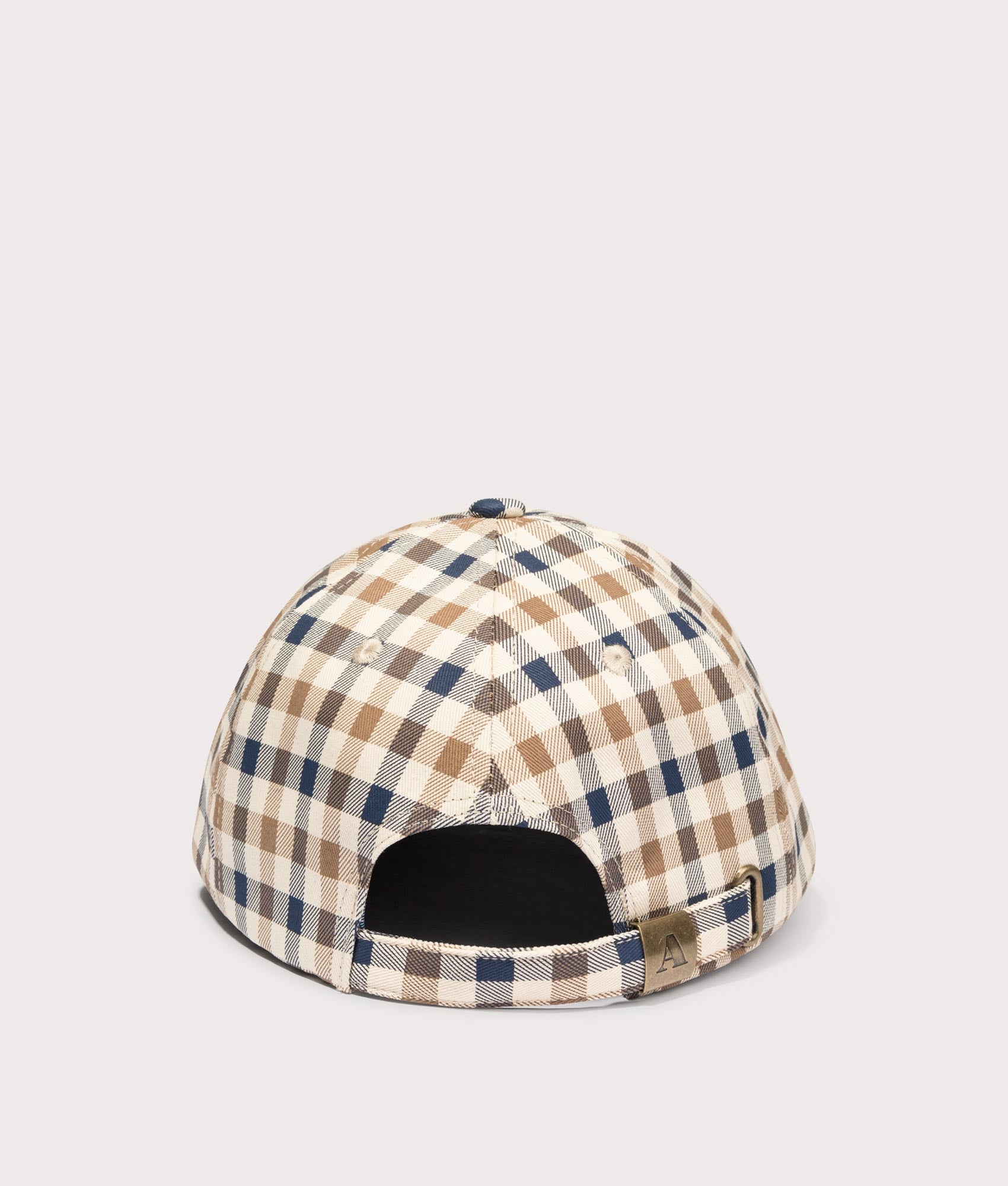 Aquascutum Active Baseball Cap in 28 Club Check. Shot at EQVVS. Back shot