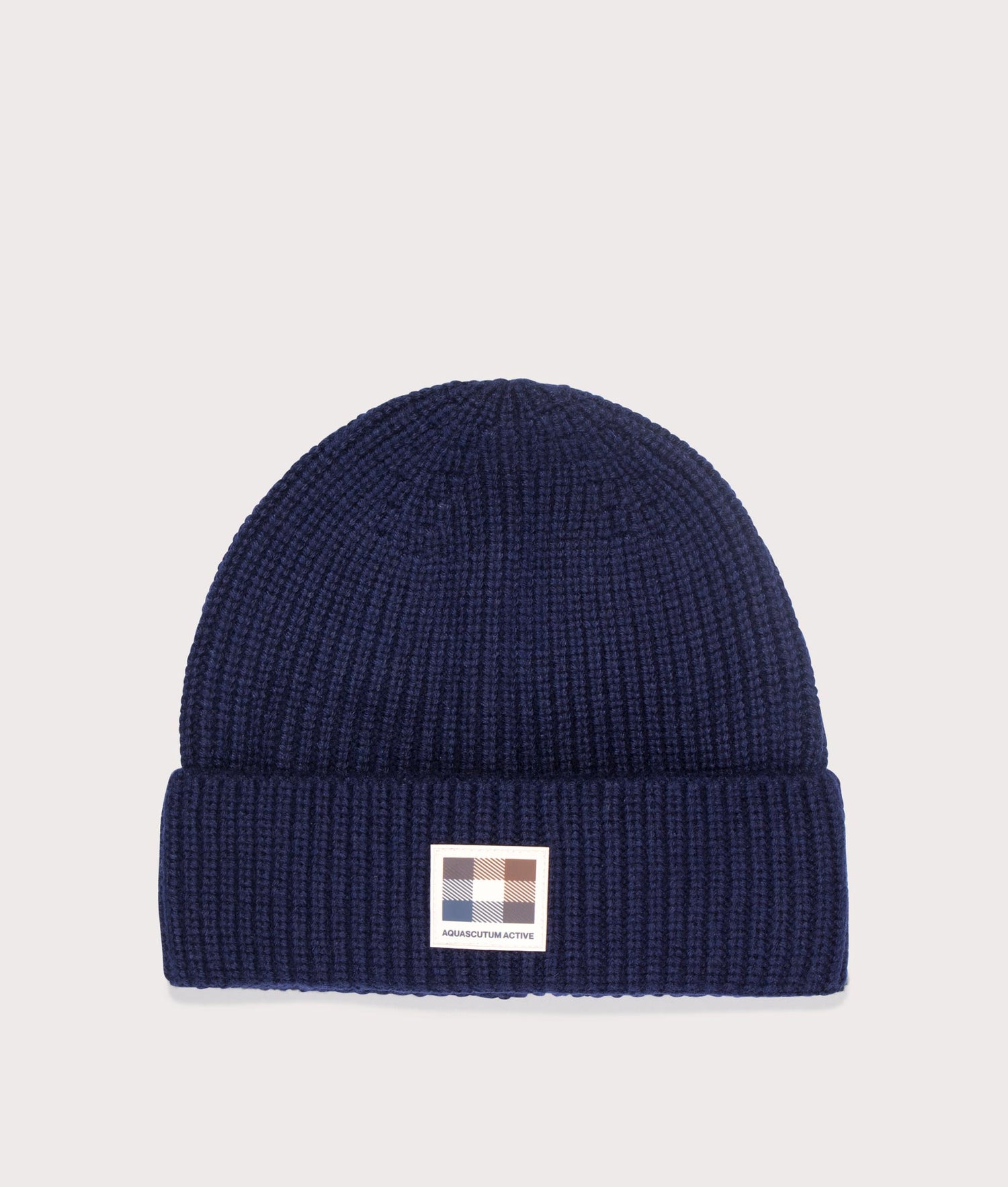 Active Beanie Patch in Navy | Aquascutum | EQVVS