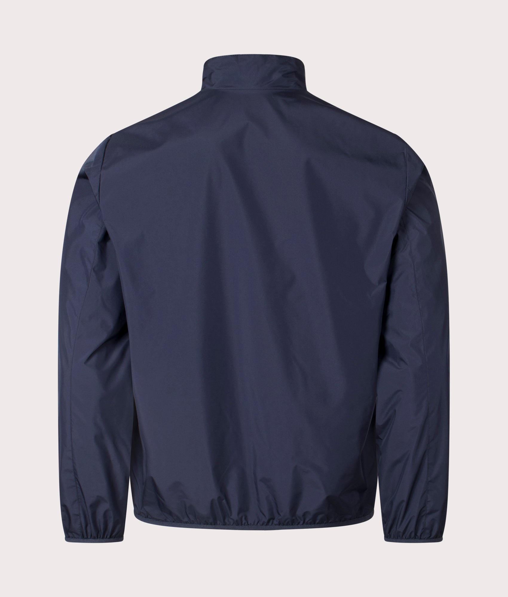 Aquascutum Mock Neck Sailor Jacket in Sailor Navy. Shot at EQVVS.  Back shot. 