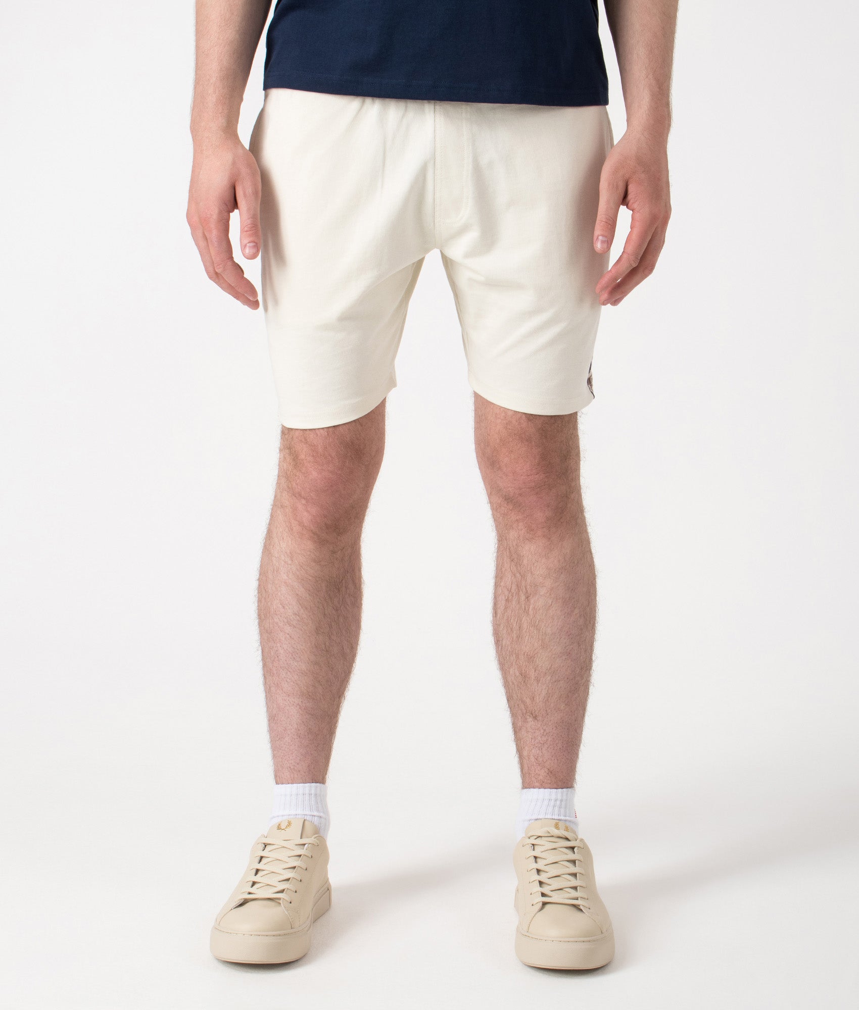 Club Check Details Short Pants. Shot by EQVVS. Front shot.