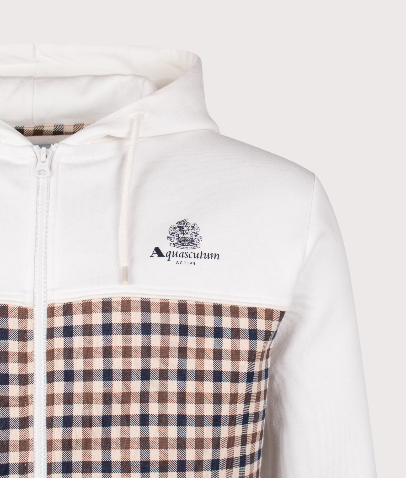 Scuba Insert Full Zip Hoodie. Shot by EQVVS. Detail Shot.