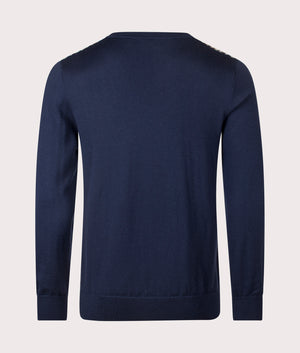 Aquascutum Active Check sweater at EQVVS Menswear. Back Shot. 