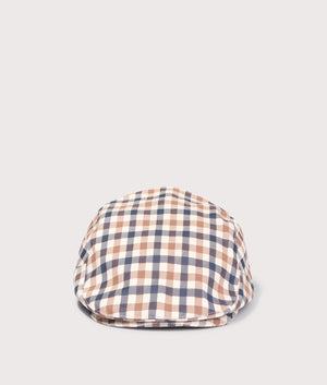 Club Check Flat Cap. Shot by EQVVS. Front shot.