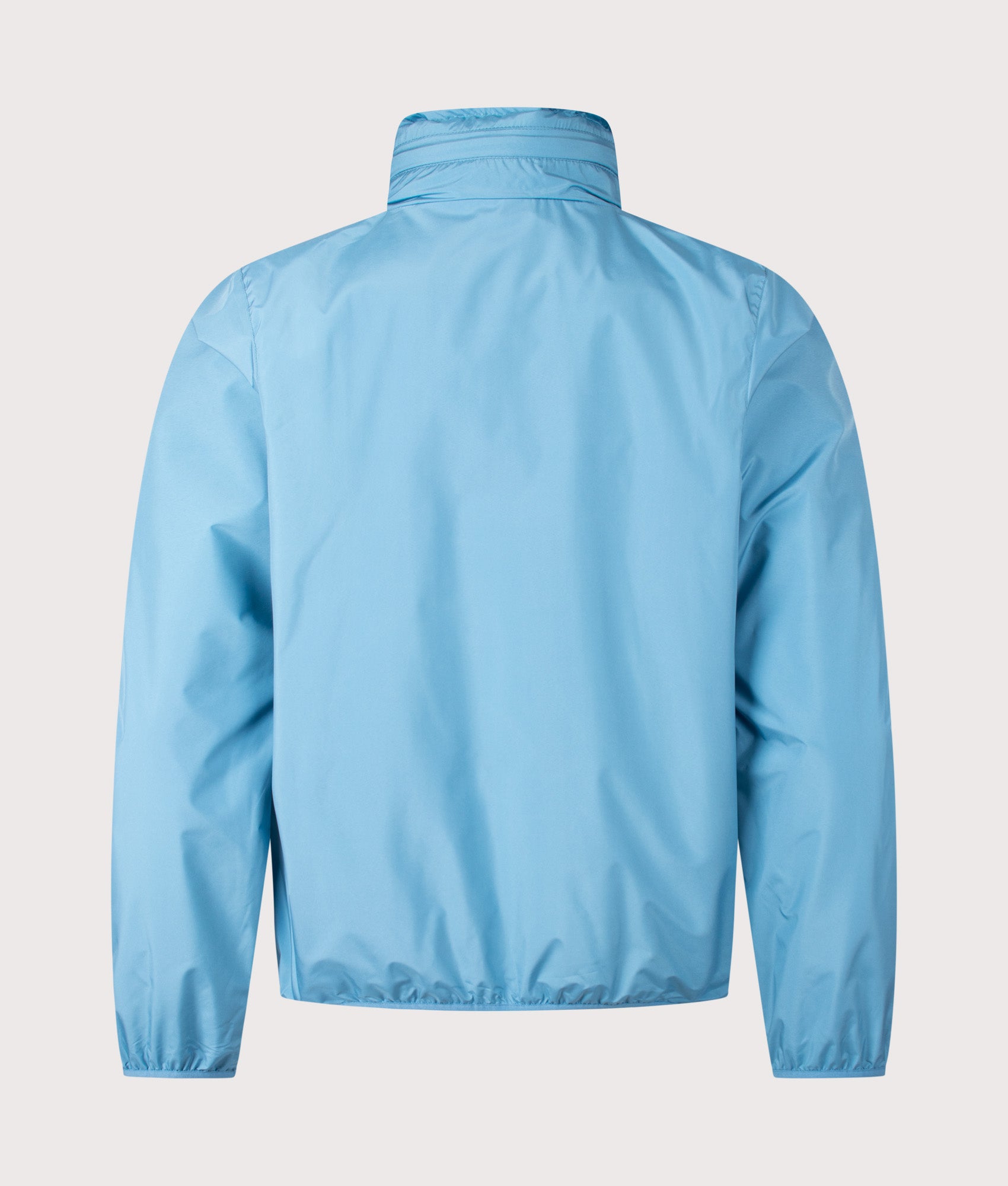 Aquascutum RLG Badge Windbreaker in Avio at EQVVS Menswear. Back shot.