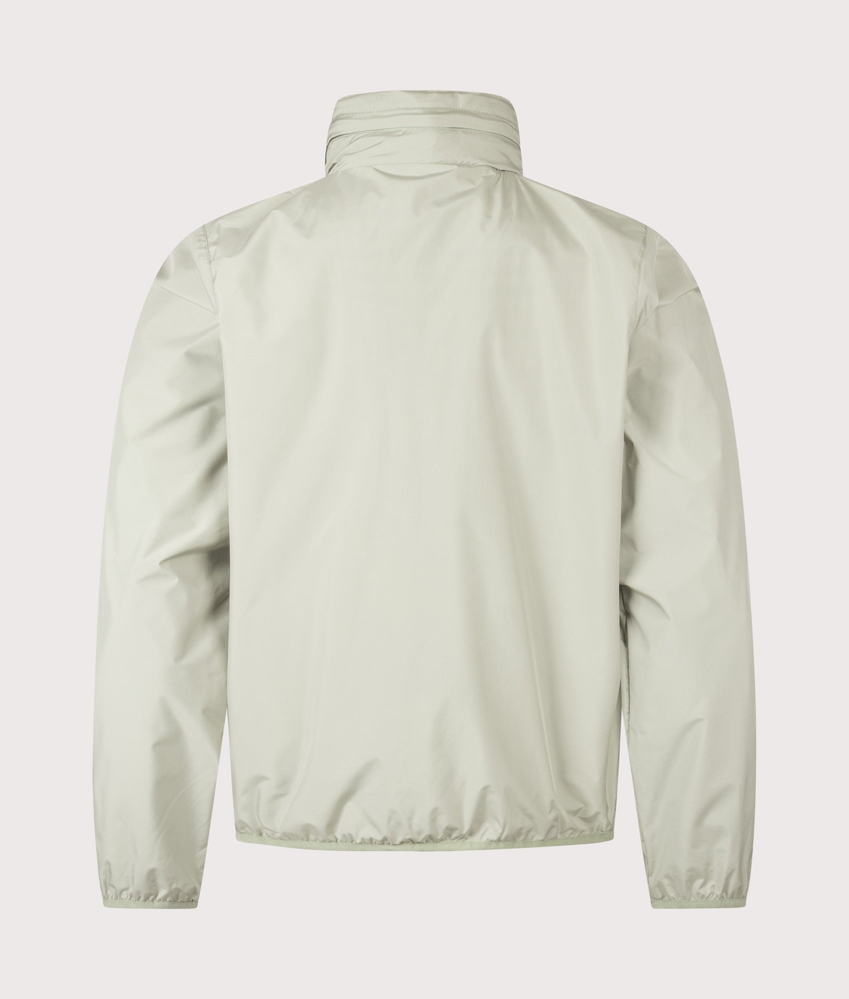 Aquascutum RLG Badge Windbreaker  in Salvia at EQVVS Menswear. Back shot.