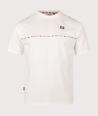 Club Check Piping T-Shirt: 02 Old White 