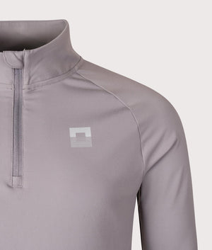 Dynamic Pro Quarter Zip Track Top. Shot by EQVVS. Front detail shot.